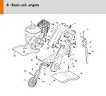 Stihl VH 540 Tiller Spare Parts